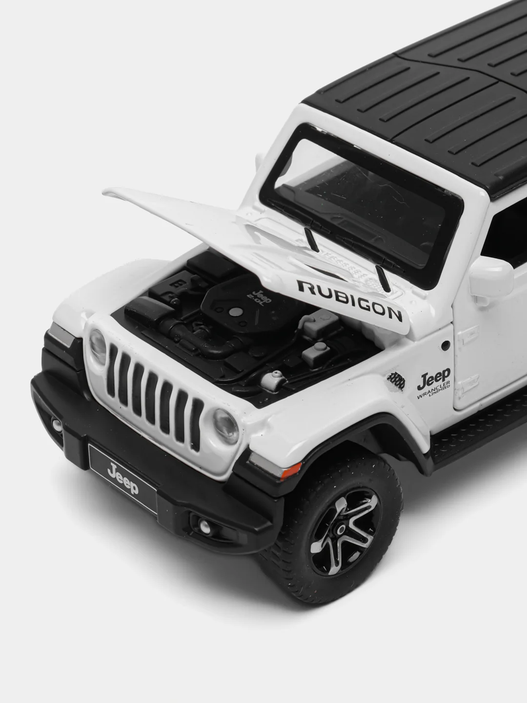 Машинка металлическая иннерционная 1:32 Jeep Wrangler Rubicon 15,5 см D21003