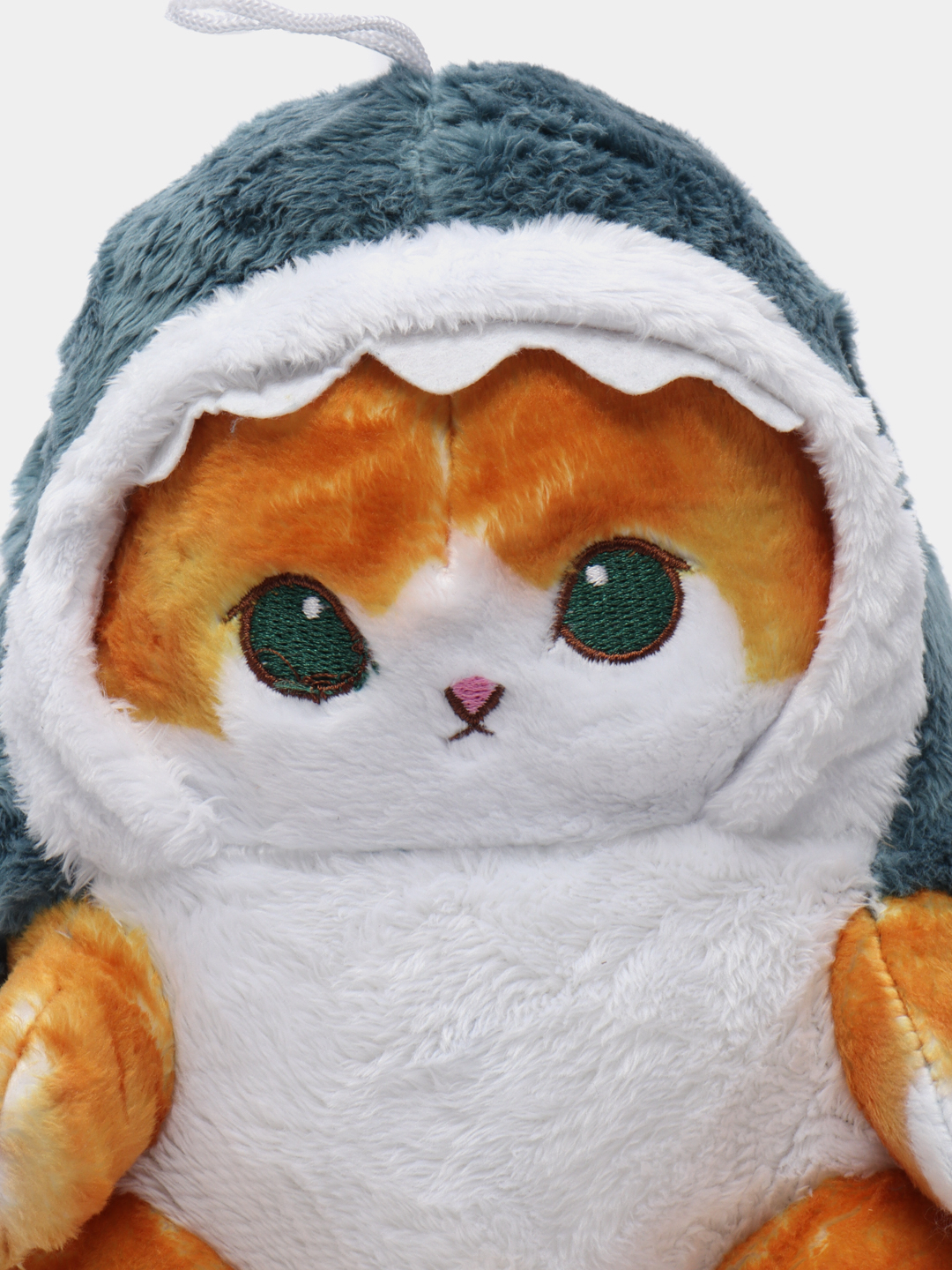 Мягкая игрушка Кот Акула 23 см, плюшевый котенок обнимашка в костюме акулы,  антистресс купить по цене 550 ₽ в интернет-магазине KazanExpress