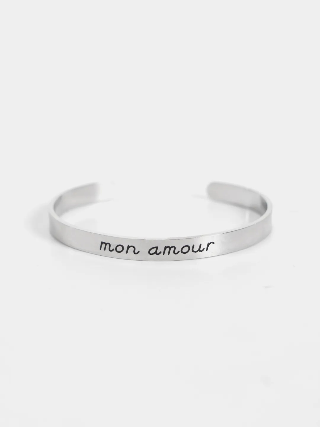 Стальной браслет Mon amour купить по цене 299 ₽ в интернет-магазинеKazanExpress