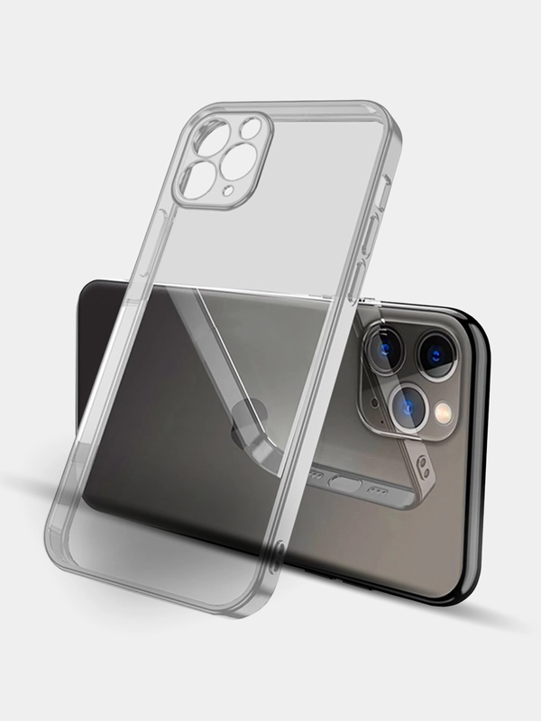 Прозрачный чехол для iPhone, Айфон 11, 12, 13, 14, 15, 6, 7, 8, SE, X ...