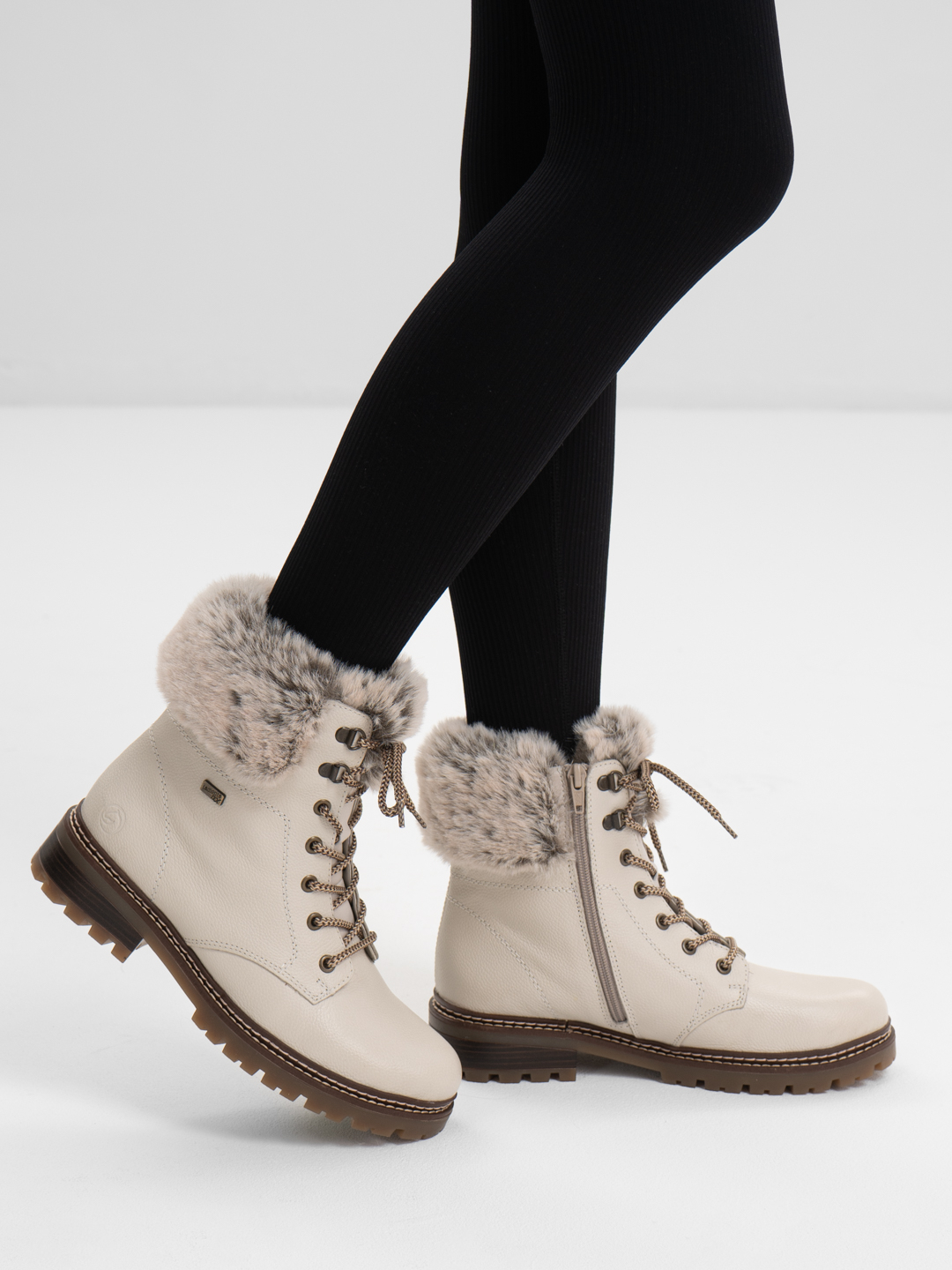 Ботинки зимние женские Remonte из натуральных материалов с климатическоймембраной купить по цене 8960 ₽ в интернет-магазине KazanExpress
