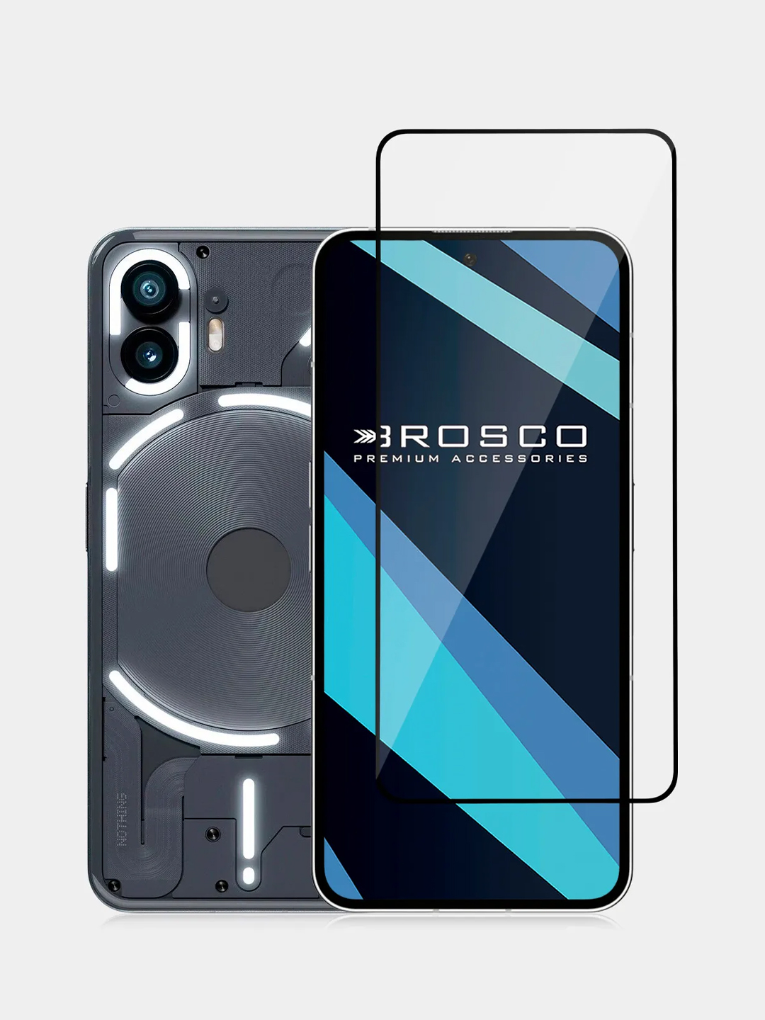 Стекло для Nothing Phone (2) / (2a) защитное ROSCO с олеофобным покрытием и  черной рамкой купить по цене 299 ₽ в интернет-магазине KazanExpress