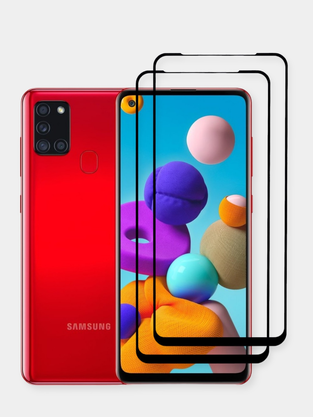 Samsung Galaxy A21s, Самсунг Галакси 21с, защитное стекло 9D купить по цене  199 ₽ в интернет-магазине Магнит Маркет