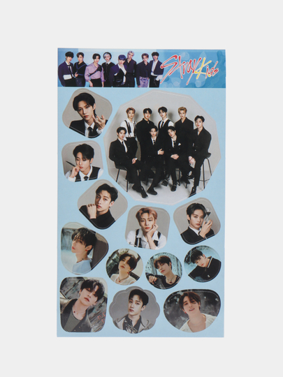 KPOPACCX Kpop Stray Kids Backpack & Stickers Russia