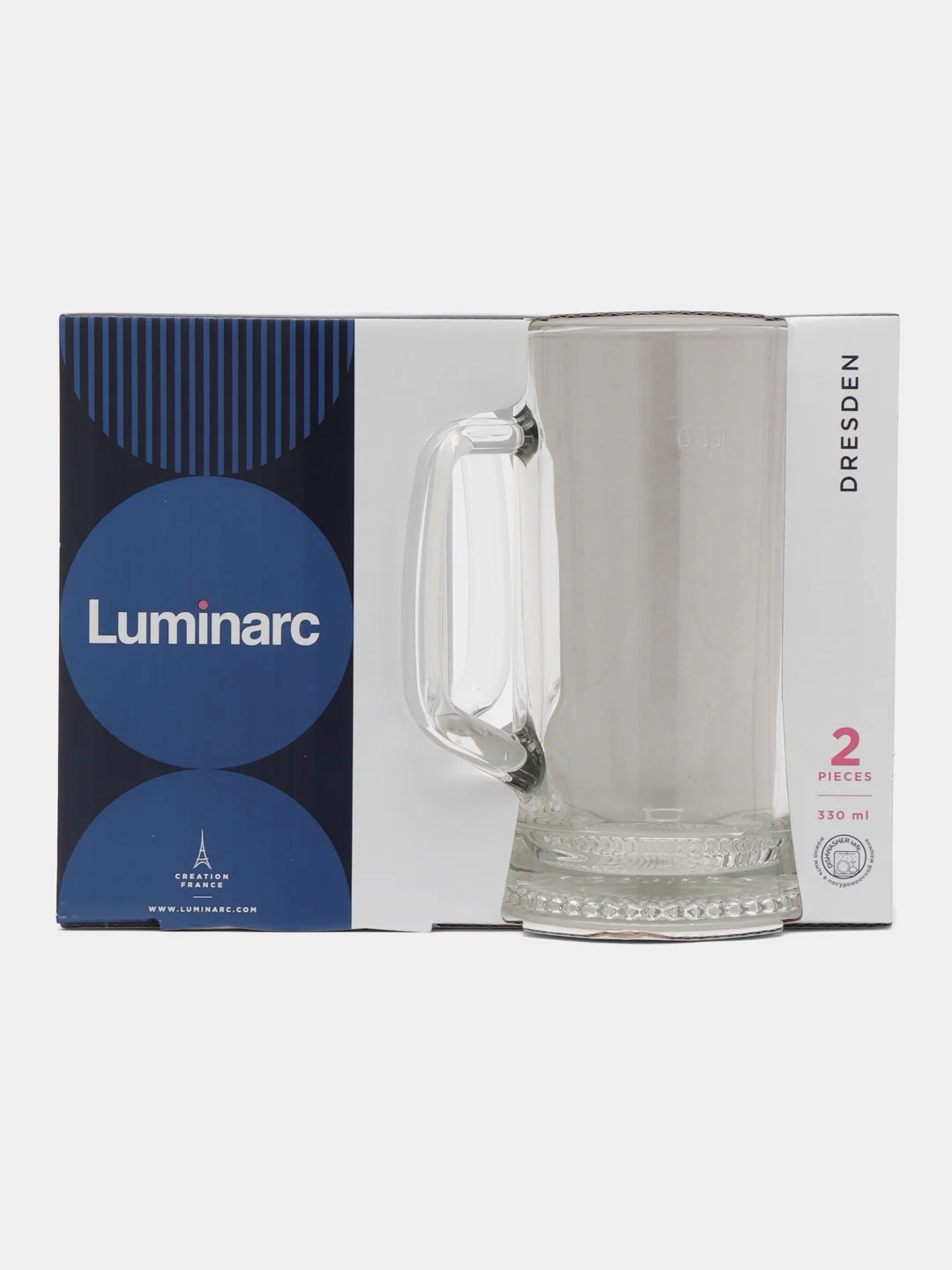 Набор кружек для пива Luminarc "Дрезден", 330 мл, 2 шт купить по цене ...