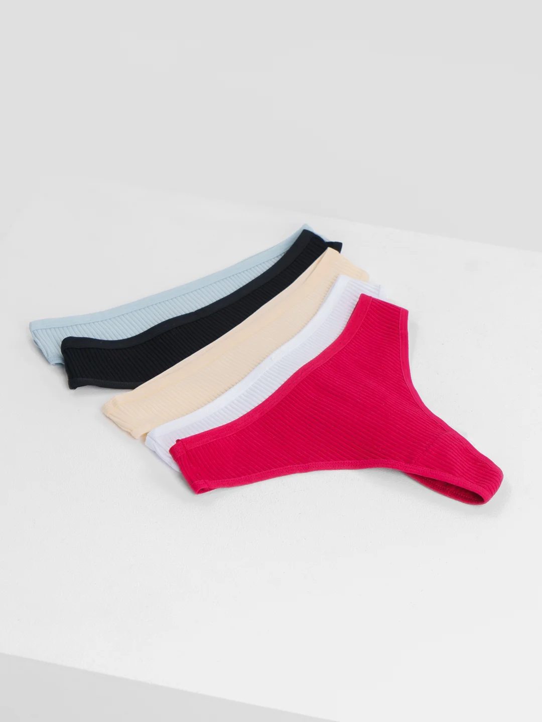 Трусы стринги женские повседневные хлопковые, набор купить по цене 399 ...