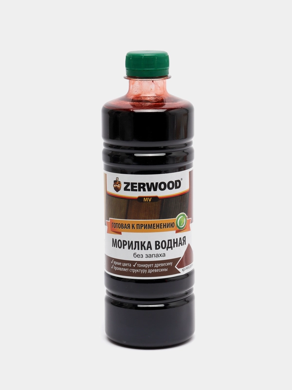 Морилка водная ZERWOOD, 0,5л купить по цене 155 ₽ в интернет-магазине ...