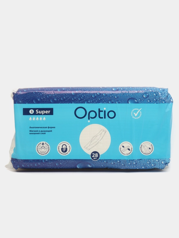 Прокладки Оптио уролог д/мужчин Супер x28 купить по цене 698 ₽ в ...