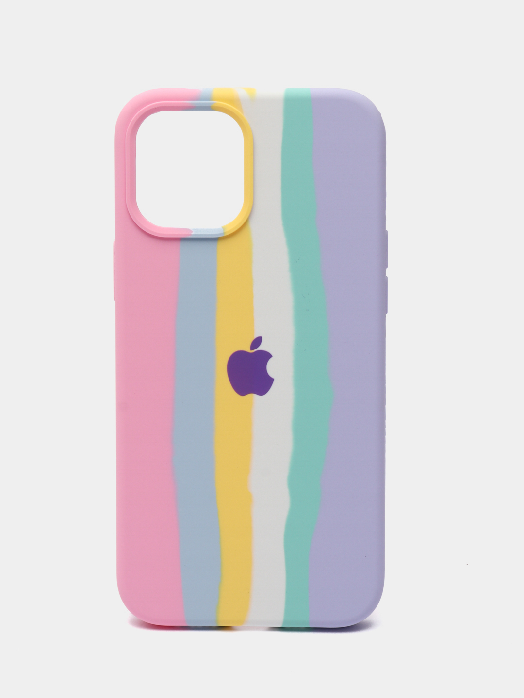 Чехол разноцветный радужный Rainbow case для iPhone 12, 12 Pro, 12 Pro Max  купить по цене 500 ₽ в интернет-магазине Магнит Маркет