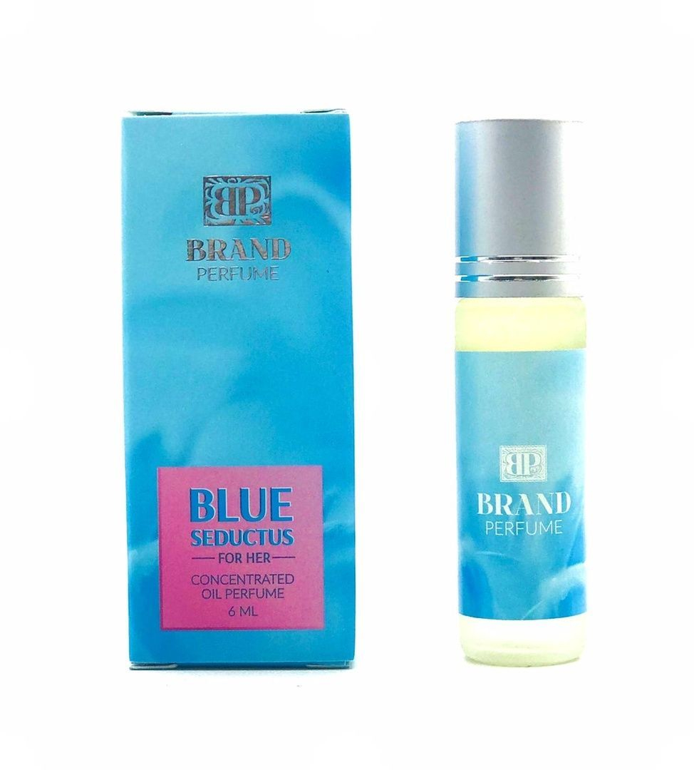 Парфюмерное масло Brand Perfume Blue Seductus for her 6 мл купить по цене  504 ₽ в интернет-магазине Магнит Маркет