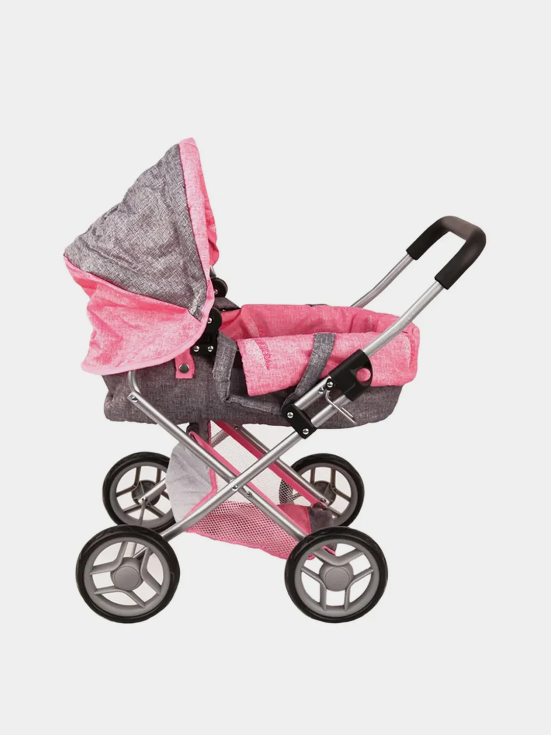 Коляска Люлька для кукол с переноской и корзиной, высота ручки 57 см ...