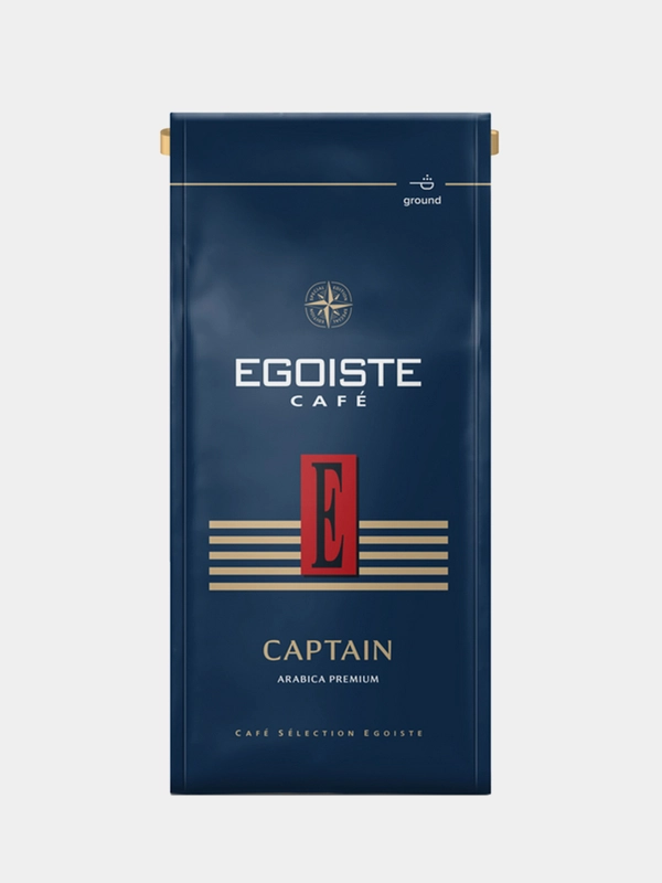 Кофе молотый EGOISTE Captain, полимерная упаковка, 250г купить по цене ...