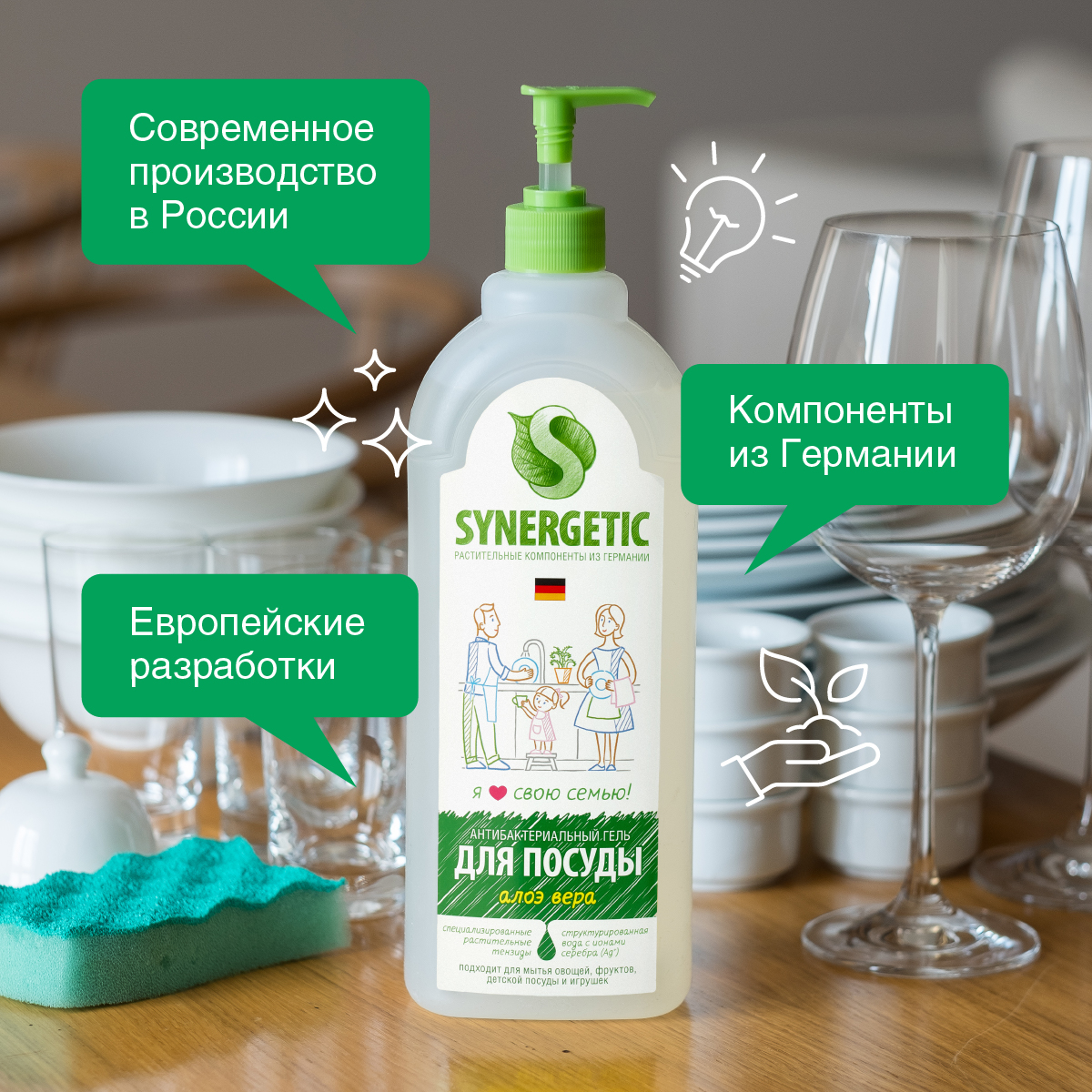 Средство Для Посуды Synergetic 5 Л Купить