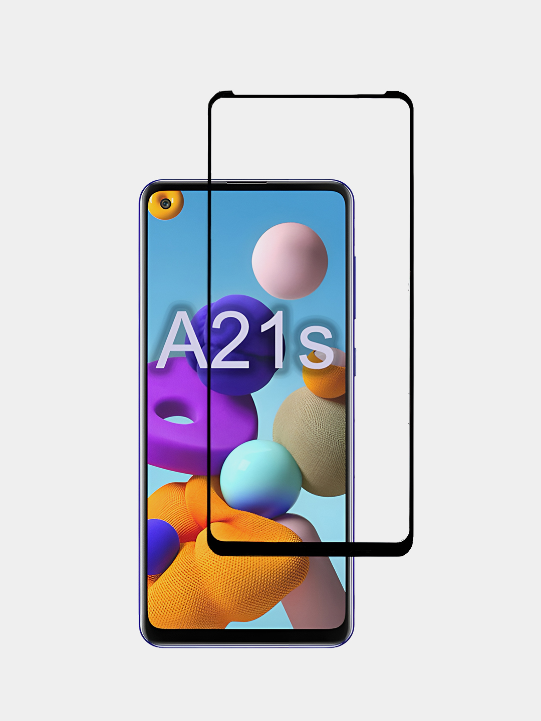 Samsung Galaxy A21s, Самсунг Галакси 21с, защитное стекло 9D купить по цене  199 ₽ в интернет-магазине Магнит Маркет