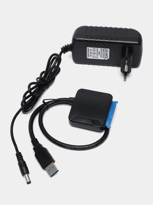 Переходник SATA USB для жестких дисков 2.5", 3.5" с внешним питанием ...