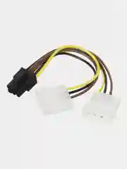 Переходник 6 pin Molex, дополнительное питание видеокарты купить по ...