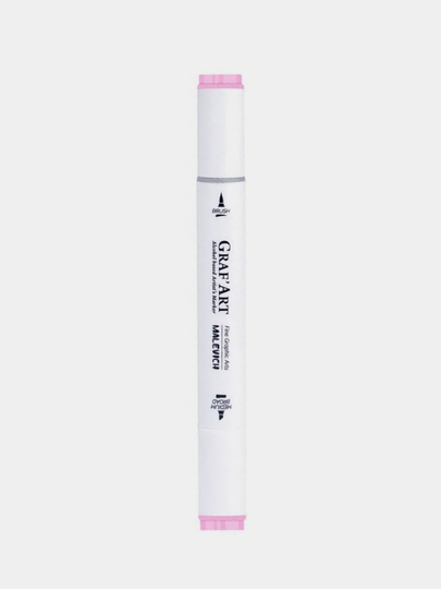 Маркер спиртовой Малевичъ GrafArt Brush, Оттенки розового, 1 шт