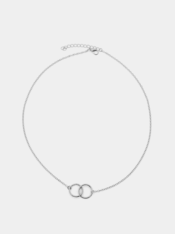 Цепочка на шею с двумя кольцами купить по цене 69 ₽ в интернет-магазине ...