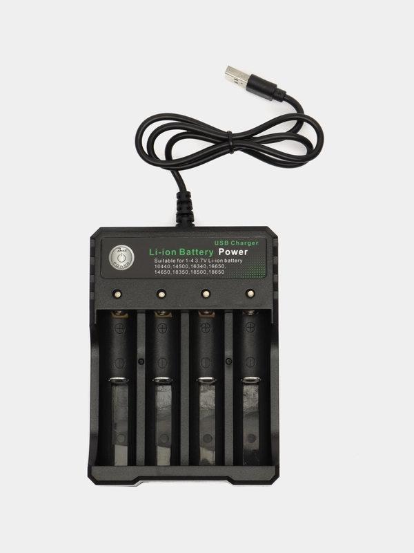 BMAX 18650 3 Slot USB Charging Seat 3.7/4.2V Independent Lithium Battery Charger