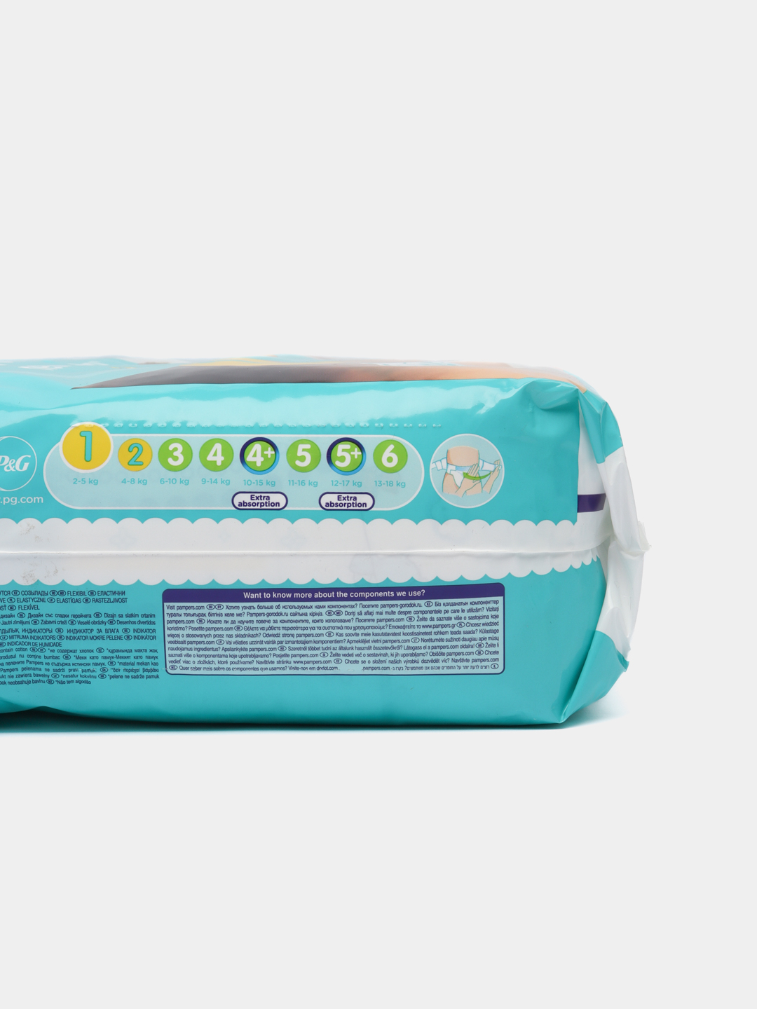 Подгузники Pampers New Baby-Dry для новорожденных, 2-5 кг, размер 1, 94 шт  купить по цене 1399 ₽ в интернет-магазине KazanExpress