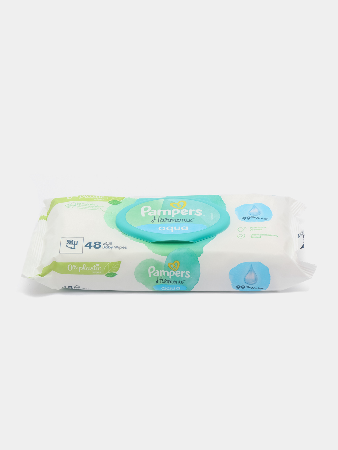 Детские влажные салфетки Pampers Harmonie Aqua, 48 штук купить по цене 361  ₽ в интернет-магазине KazanExpress