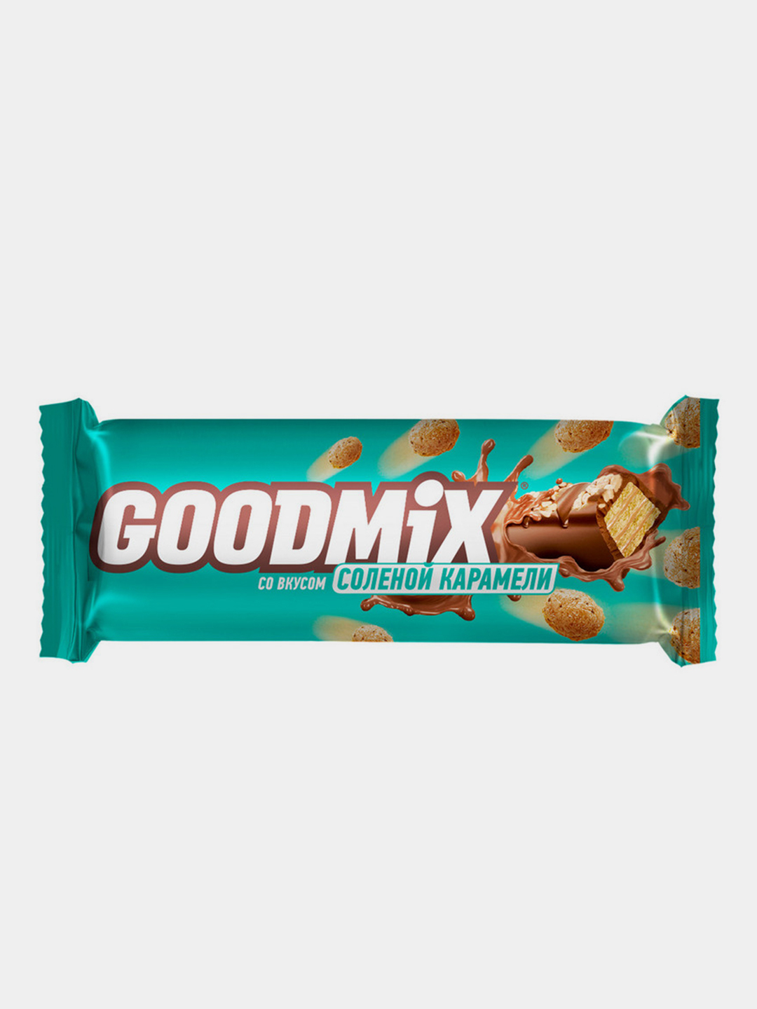 Шоколадный мини-батончик с хрустящей вафлей GOODMIX со вкусом соленой  карамели, 5 кг купить по цене 708 ₽ в интернет-магазине KazanExpress