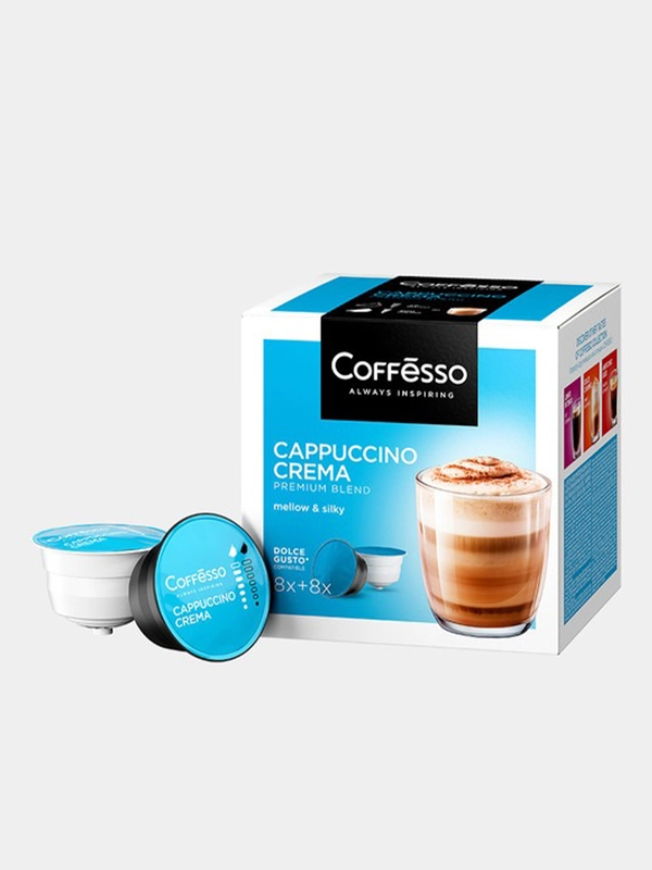 Капсулы Coffesso Сappuccino Crema для кофемашины Dolce Gusto, 16 штук ...