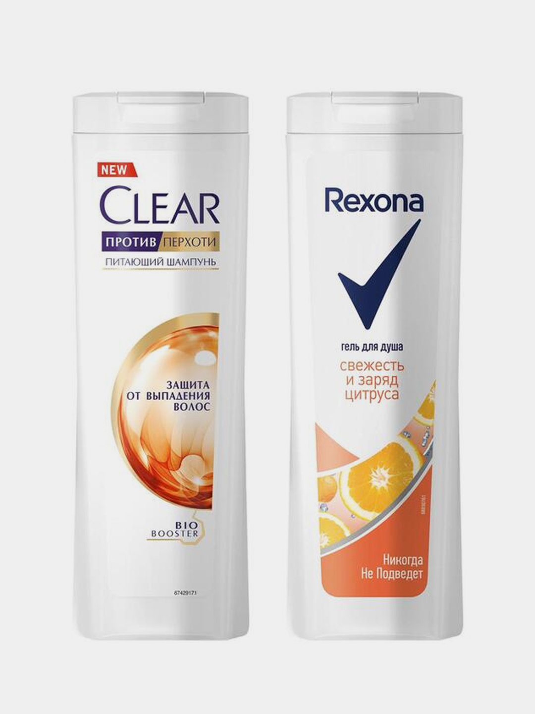 Подарочный набор CLEAR и REXONA 