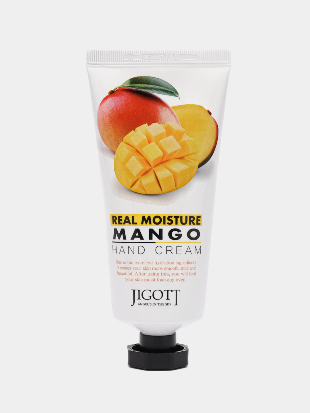 Jigott <b>крем</b> <b>для</b> <b>рук</b> с экстрактом <b>манго</b> - real Moisture <b>Mango</b> hand Cream. 