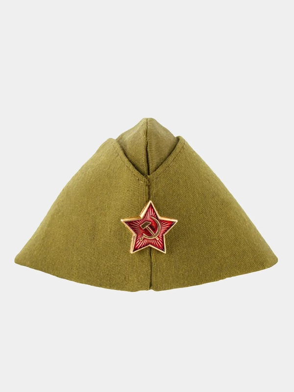 Пилотка Военная однослойная, металлическая красная звезда, размер ...