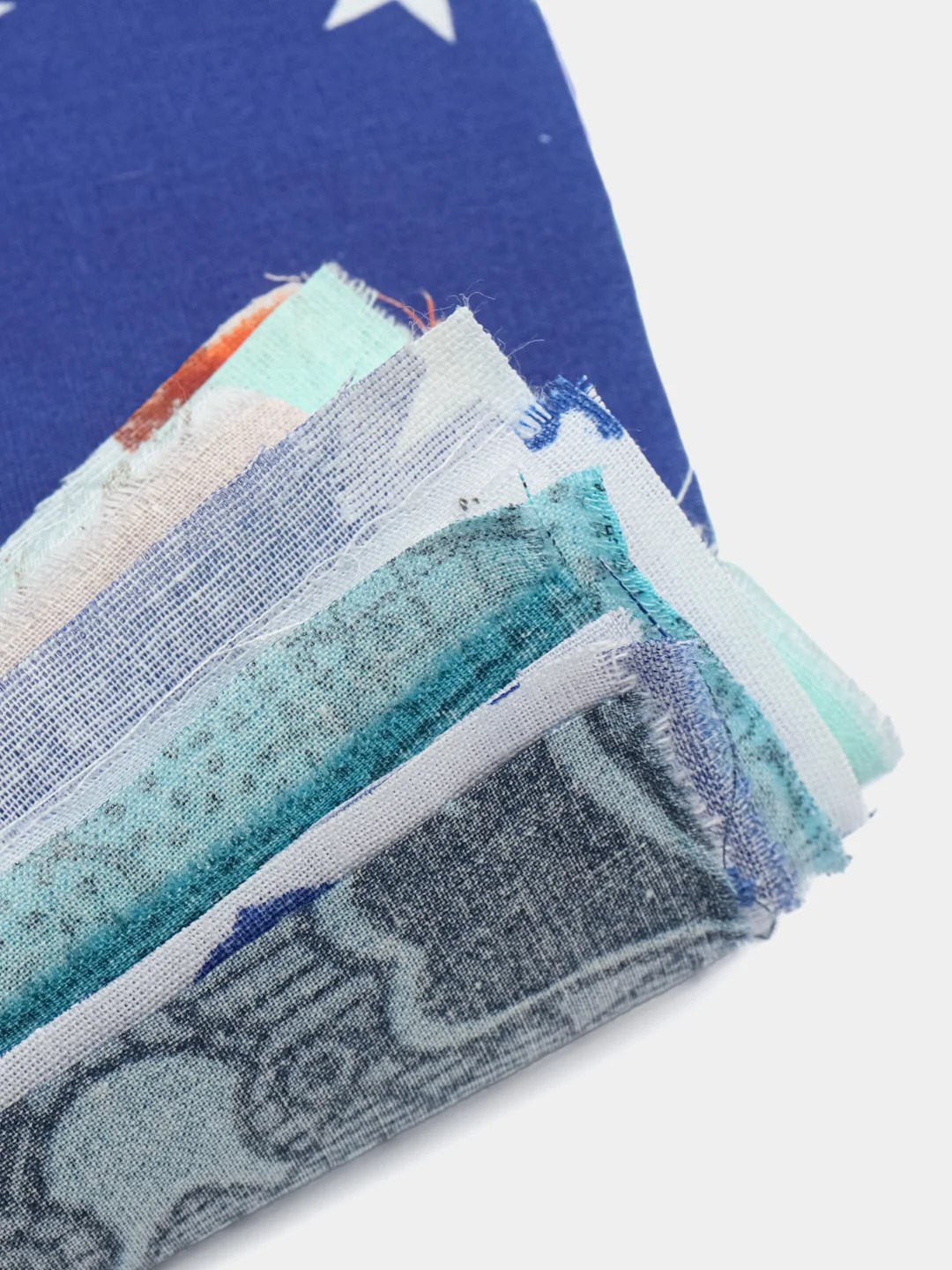 Набор отрезов лоскутов ткани для шитья, рукоделия и пошива кукол купить ...