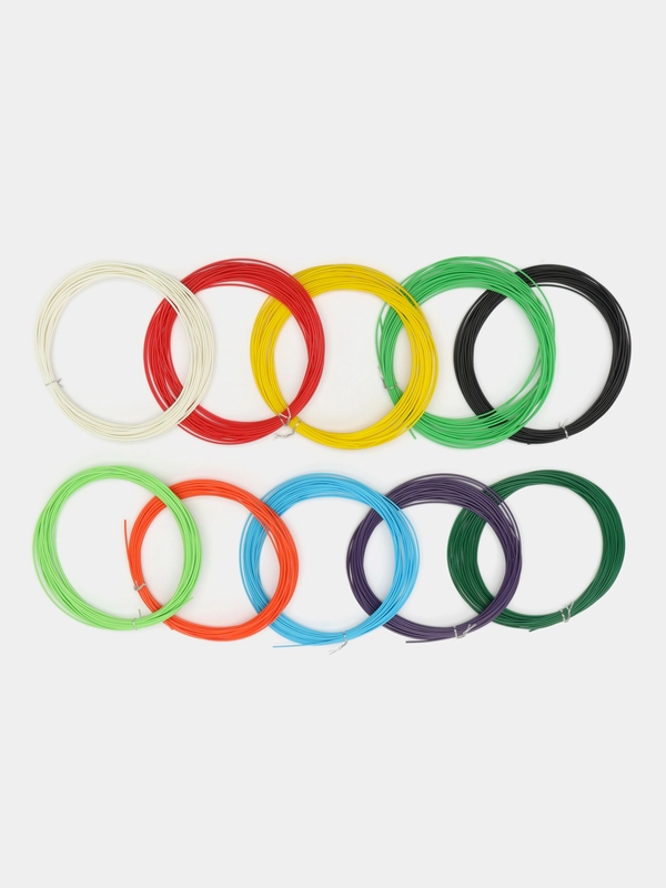 Набор пластика для 3D-ручки, 10 цветов по 10 метров / Стержень для 3D ...