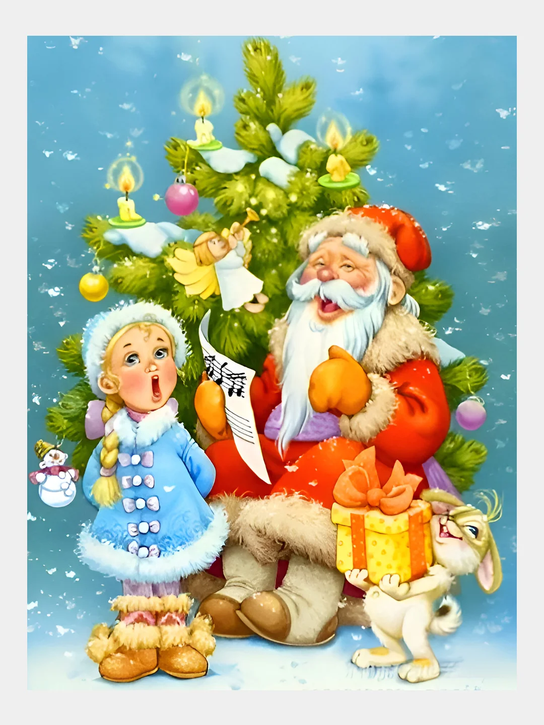 Новогодние картинки детские