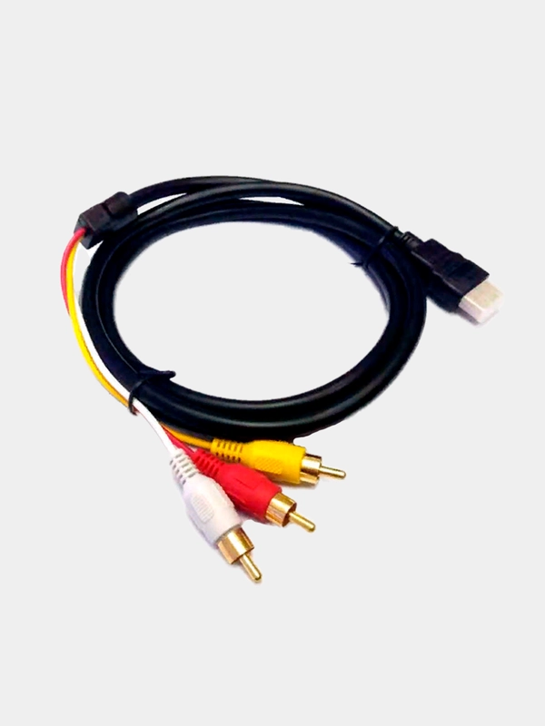 Кабель 1.5M HDMI к 3-RCA Видео Аудио купить по цене 490 ₽ в интернет ...
