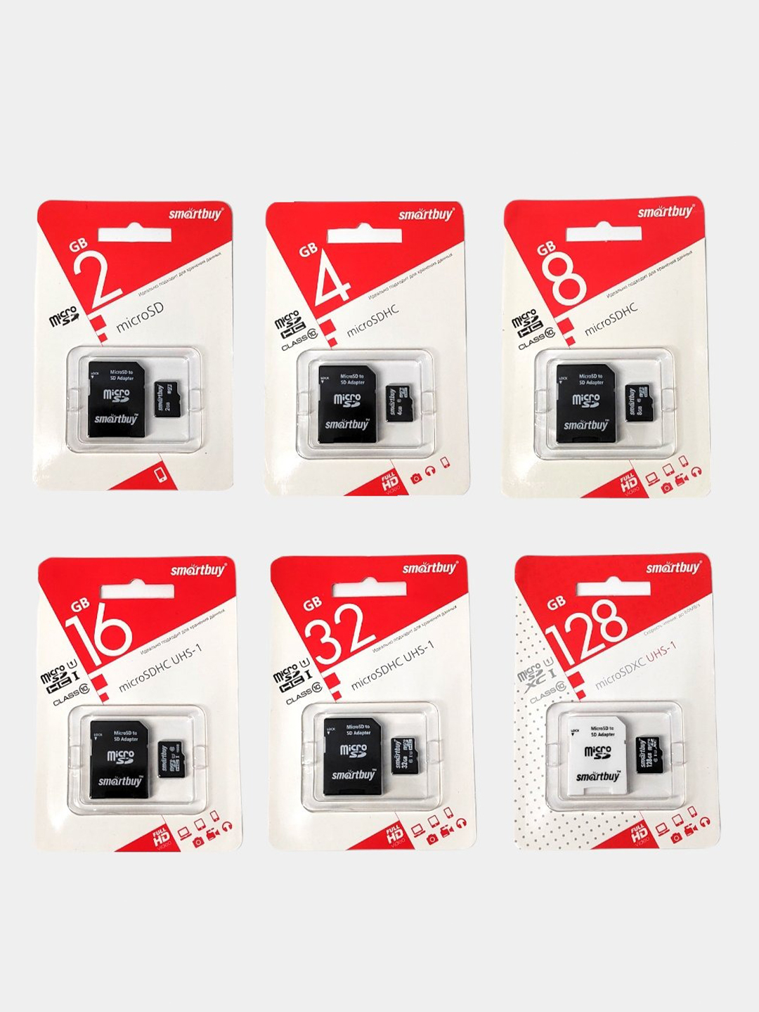 Карта памяти microsd smartbuy 4gb