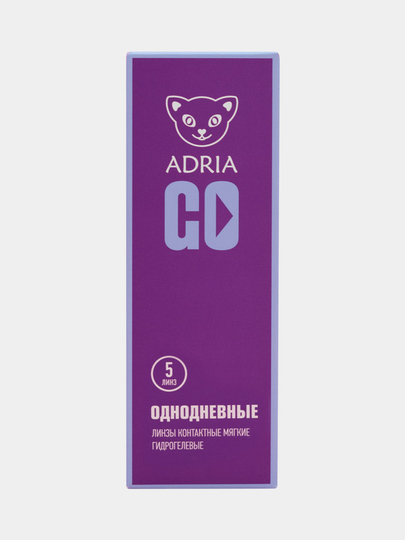 Контактные линзы Adria GO, 5 линз, 8,6/ 14,2/ от -1,00 до -12,00
