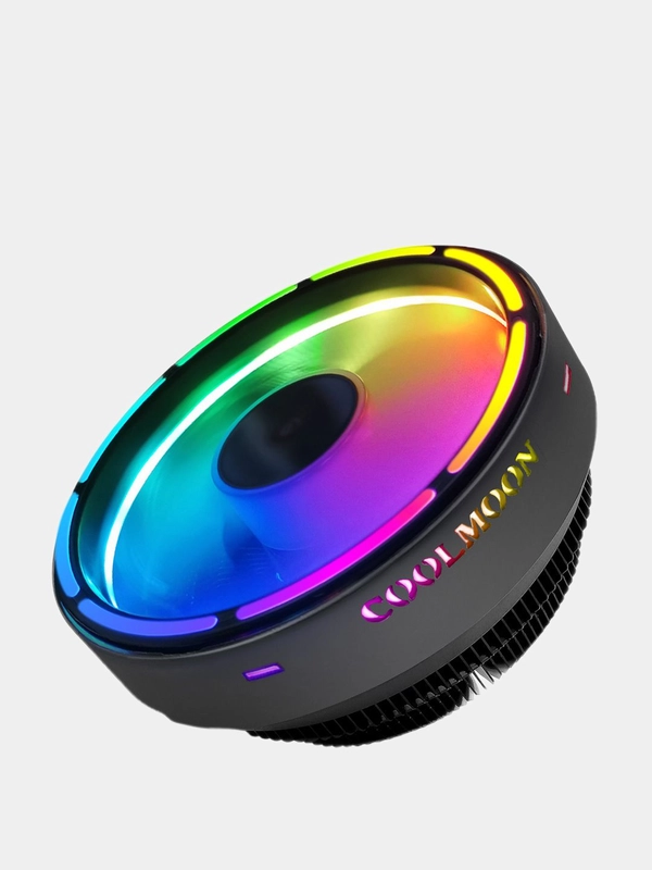 Кулер для процессора COOLMOON с RGB подсветкой купить по цене 1049 ₽ в ...
