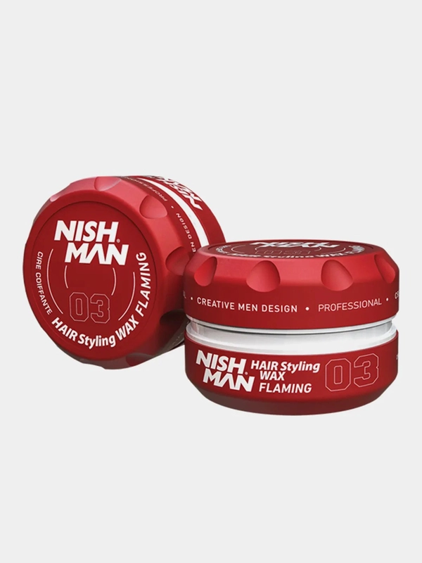 NISHMAN Воск на водной основе для волос 03 Flaming 100 мл купить по ...