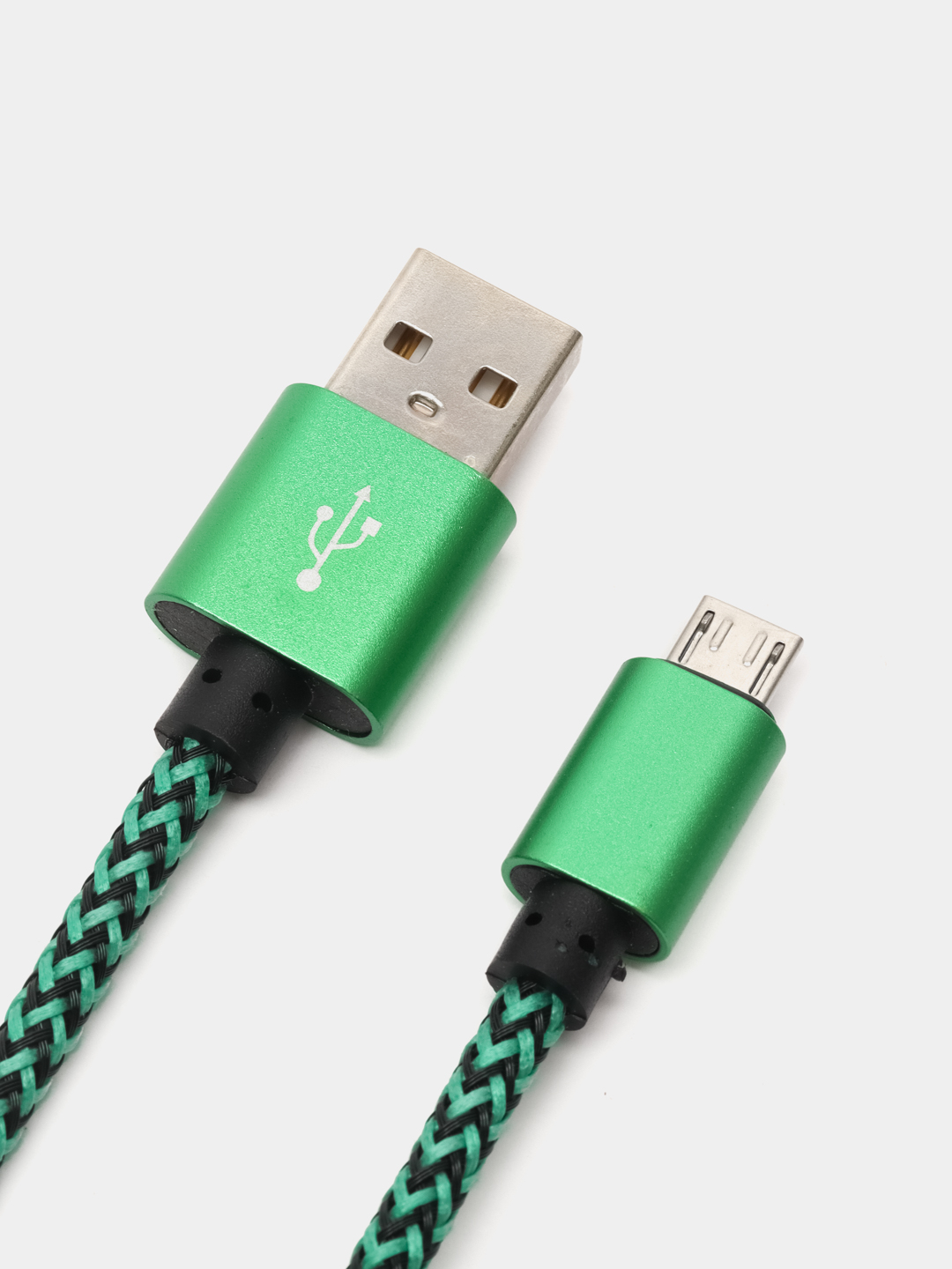 Кабель Android USB - Type-C / USB - Micro USB, 1 метр, тканевая оплетка,  быстрая зарядка купить по цене 99 ₽ в интернет-магазине KazanExpress