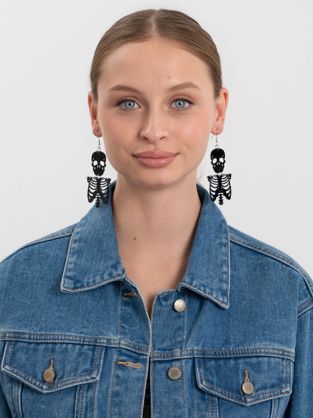 Серьги скелет человека черные за 544 ? купить в интернет-магазине ПСБ ...