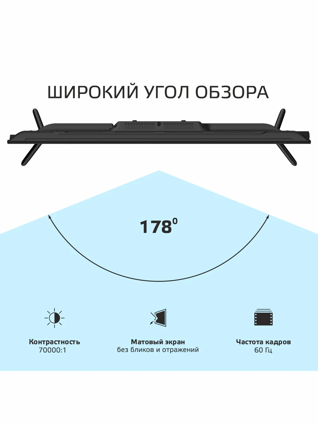 Телевизор OLTO 32ST20H, HD, Smart TV,  Android 11, Wi-Fi, DVB-T2, 32 дюйма
