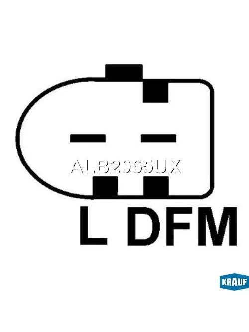 Генератор автомобильный, артикул ALB2065UX KRAUF 1 штука